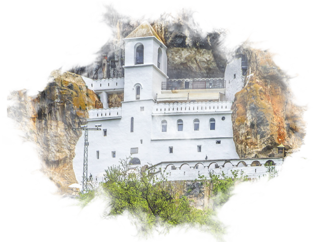 Ostrog Monastery Montenegro - Orthodox monastery built into mountain cliff